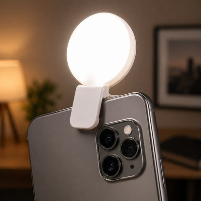 Mini Lampe LED Selfie Rechargeable – Éclairage Parfait en Toute Situation