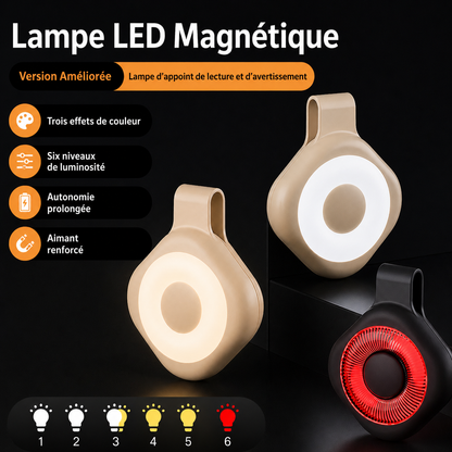 Lampe LED Magnétique Rechargeable – Éclairage Parfait en 1 Seconde